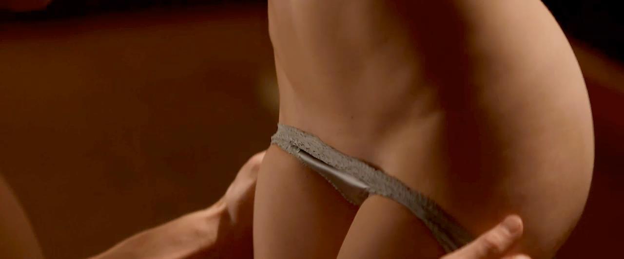Dakota Johnson Nude Pulling her Gray Panties Down