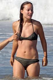 Olivia Wilde Camel Toe in Wet Swimsuit