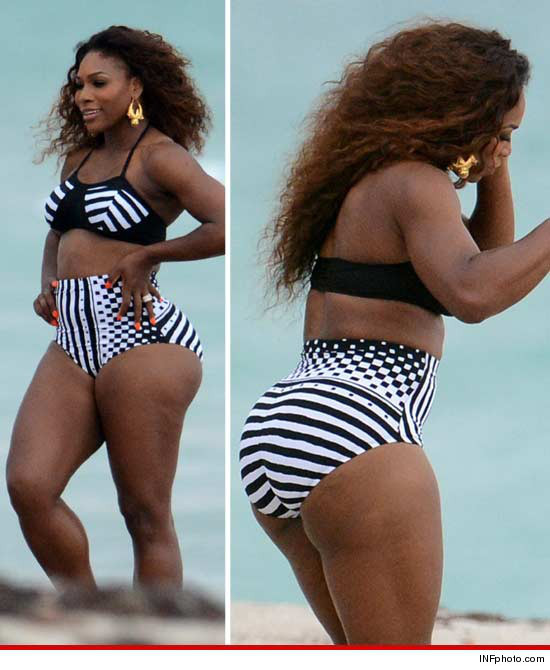 Serena Williams Nude On the Beach