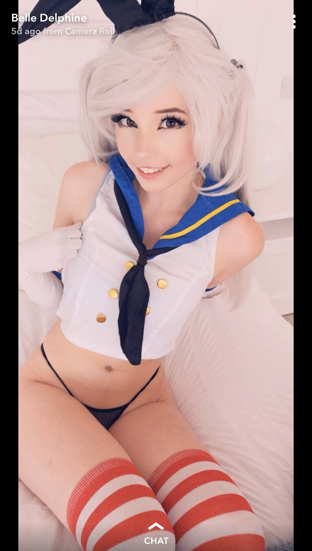 Leak Snapchat Belle Delphine Shimakaze Nude Cosplay This Steamy
