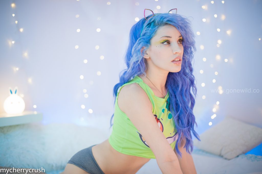 Geeky Teen CherryCrush Teases You in Her Bulbasaur-Themed Outfit gallery, pic 29