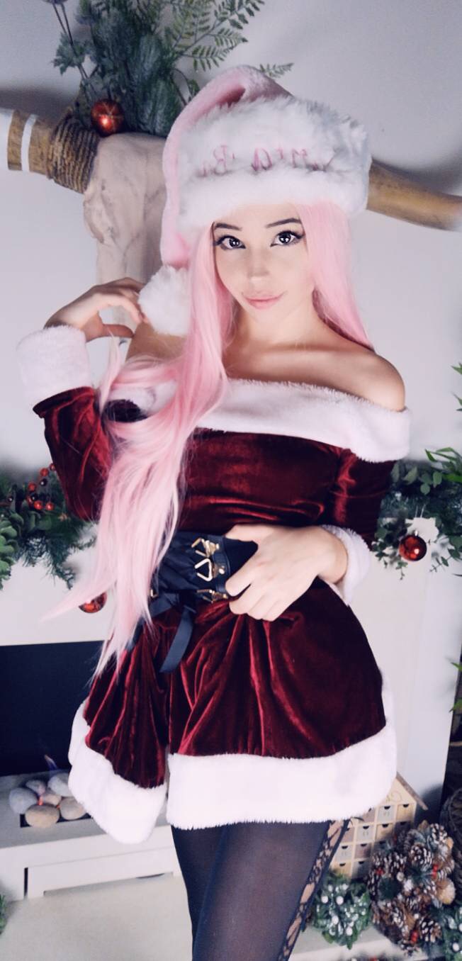 Belle Delphine Christmas Cosplay Snapchat Leaked
