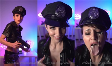 ArianaRealTV Nude Police Jerks You Off Video Premium - Jizzy.org